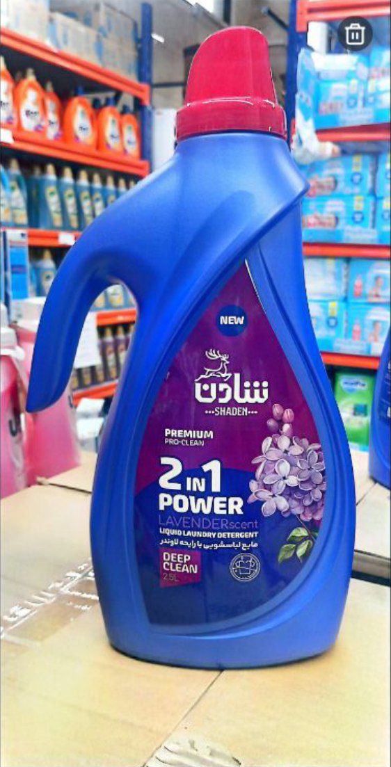مایع لباس شویی ۲.۵ لیتری شادن